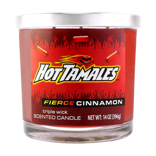 Hot Tamales Fierce Cinnamon Candle - 14oz Triple Wick - 1ct