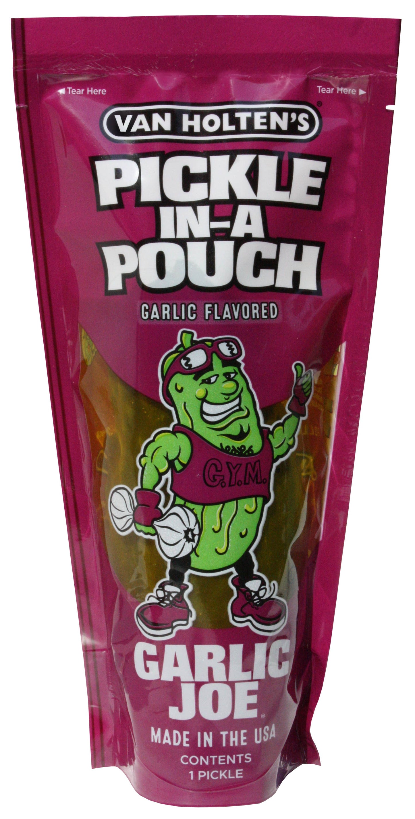 Van Holten's - Van Holten's Garlic Joe Pickle-In-A-Pouch, 12ct Case