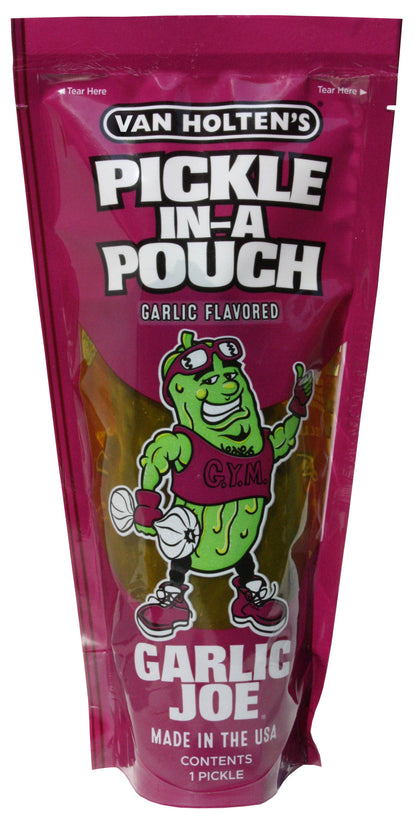 Van Holten's - Van Holten's Garlic Joe Pickle-In-A-Pouch, 12ct Case