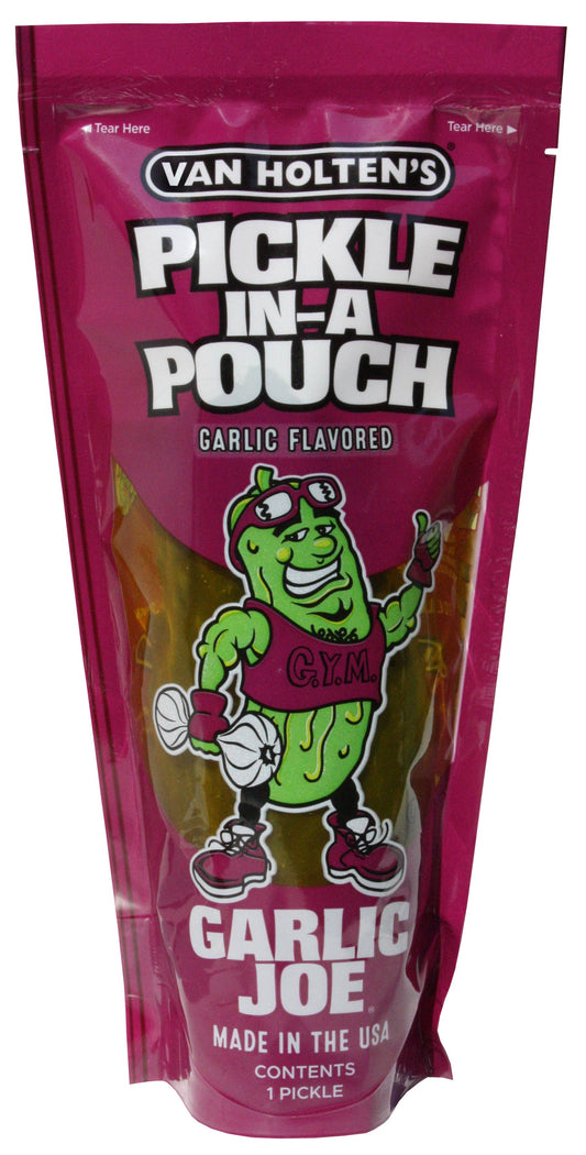 Van Holten's - Van Holten's Garlic Joe Pickle-In-A-Pouch, 12ct Case