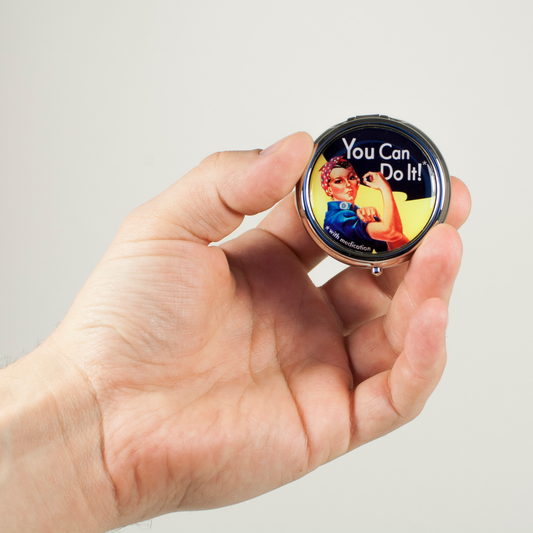 Rosie the Riveter Pill Box