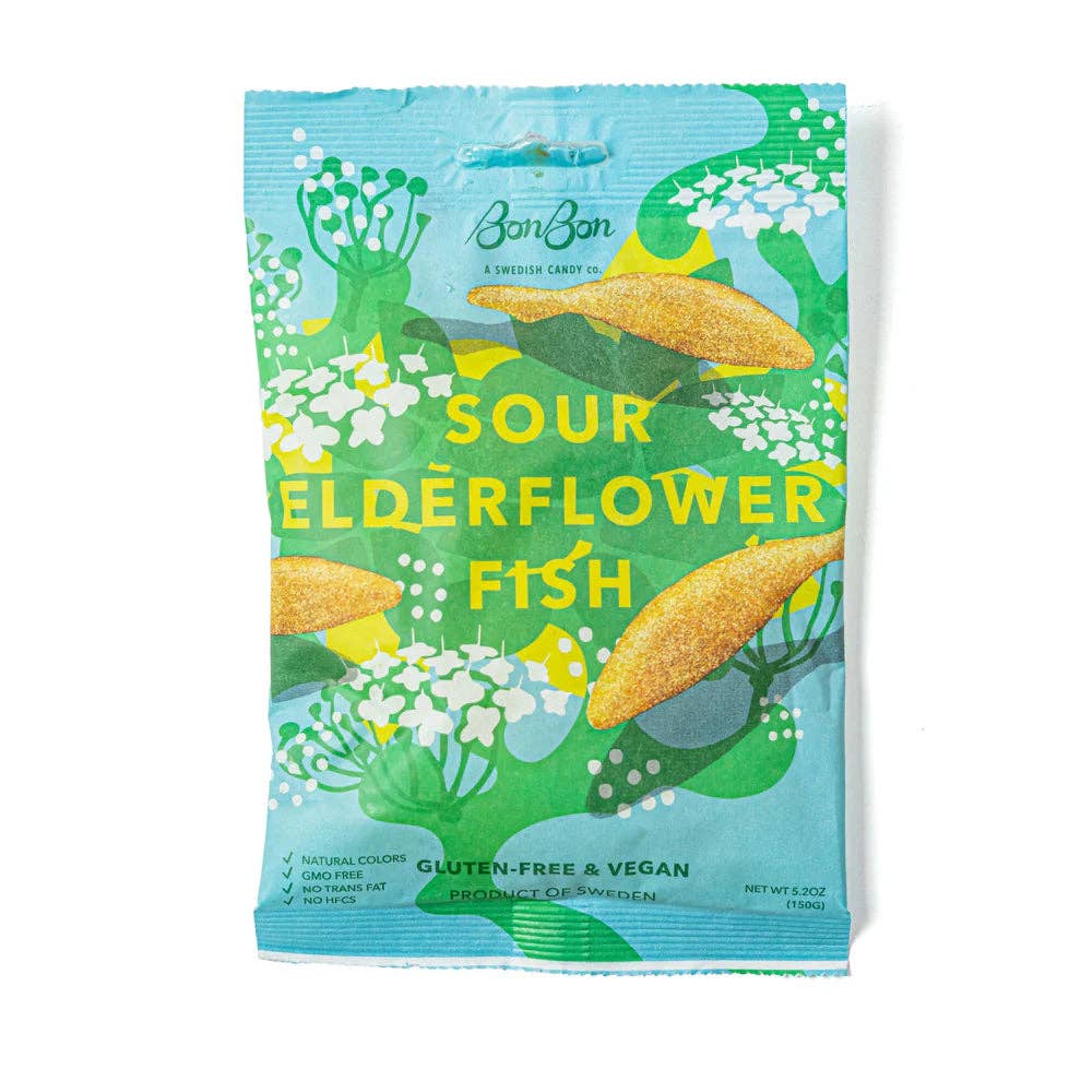 BonBon's Sour Elderflower Fish 150g