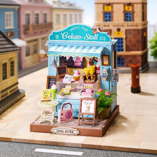 DIY Miniature House Kit - Gelato Stall