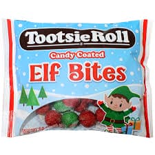 Tootsie Roll Candy Coated Elf Bites Pouch 3.5oz