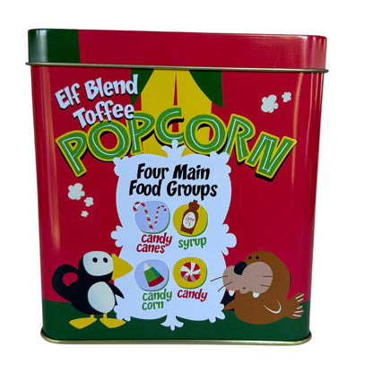Elf Blend Toffee Popcorn Tin