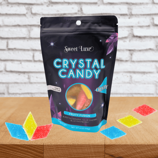 Sweet Luxe™ NEW Extra Crunchy Crystal Candy - Fruity Fusion Flavor Mix