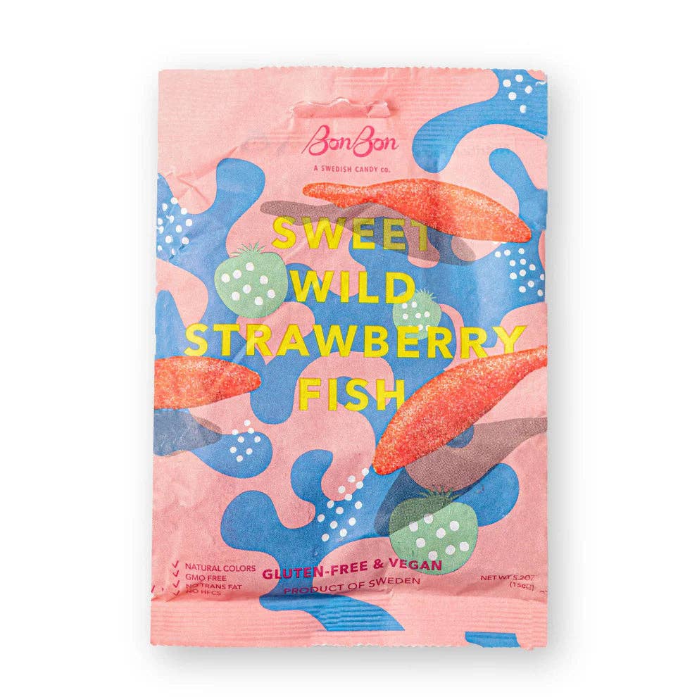 BonBon's Sweet Wild Strawberry Fish 150g