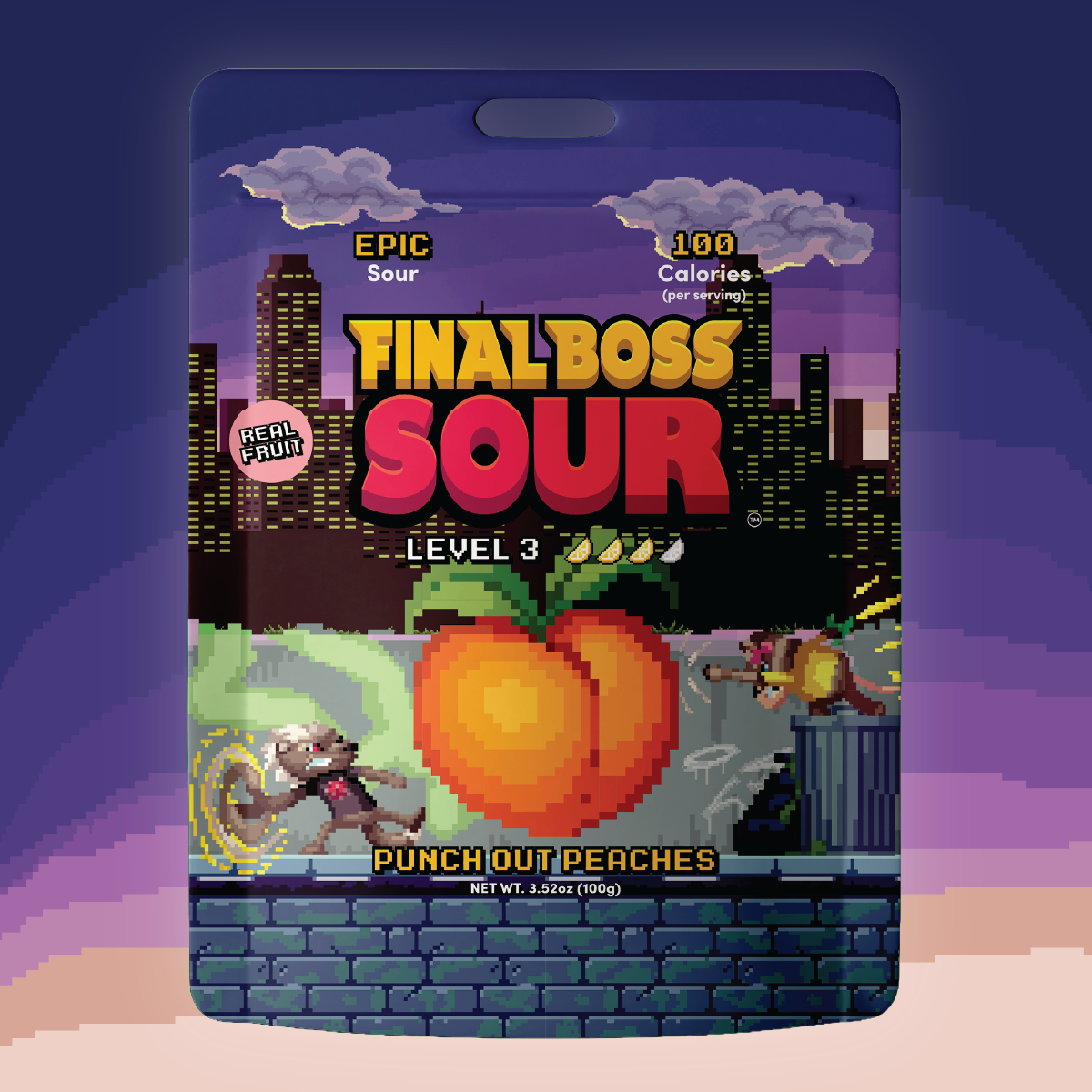 Final Boss Sour - Punch-Out Peaches (Level 3)
