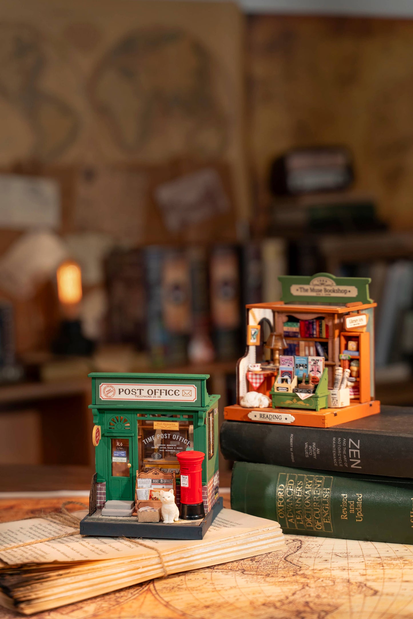 DIY Miniature House Kit: Century Post Office