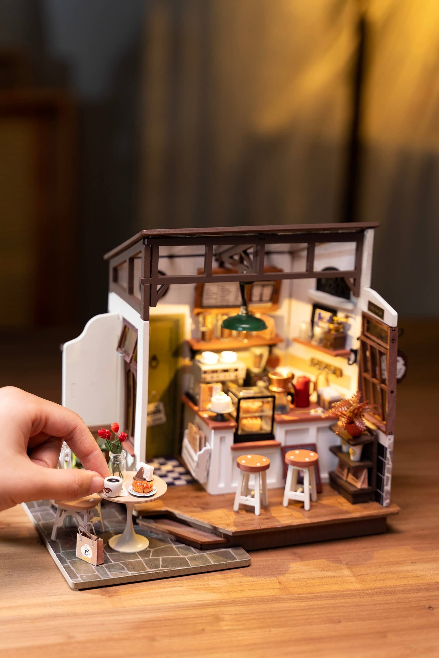 DIY Miniature House Kit: No. 17 Café