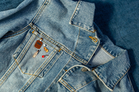 Old Fashioned Cocktail Pin Set