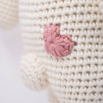 Handmade Crochet Doll: Platinum Lizzie the Softie