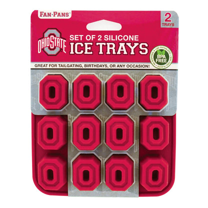 Ohio State Buckeyes Ice Cube Tray