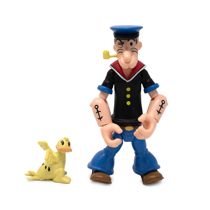 Boss Fight Studio: Action Figures and Collectibles - Popeye Classics Action Figure: Popeye 1st Appearance - black shirt