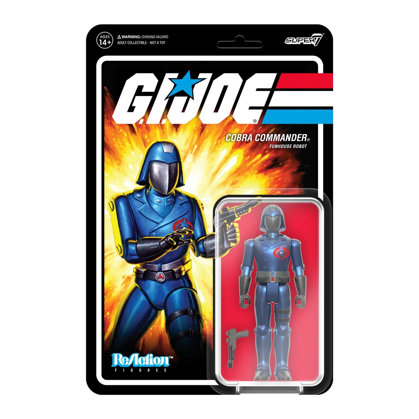 G.I. Joe ReAction Figures Wave 7- Cobra Commander (Funhouse Robot)