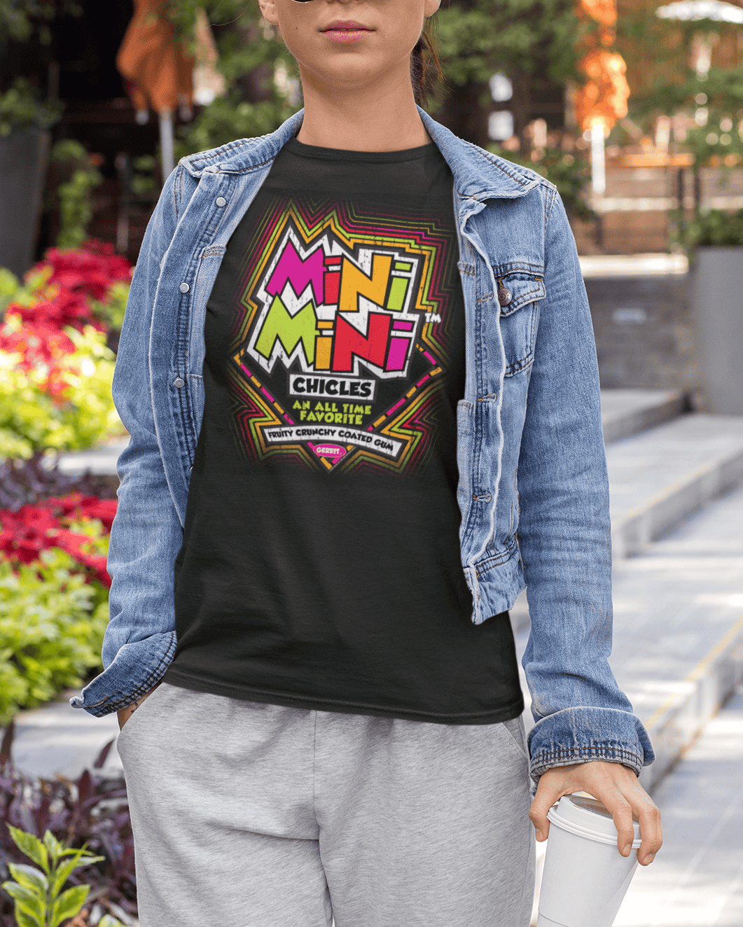 unisex gerrits mini mini chicles shirt styled casually nostalgic candy and gum lover outfit
