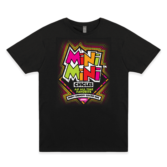 gerrits mini mini chicles all time favorite graphic t shirt retro bubble gum brand unisex nostalgia tee