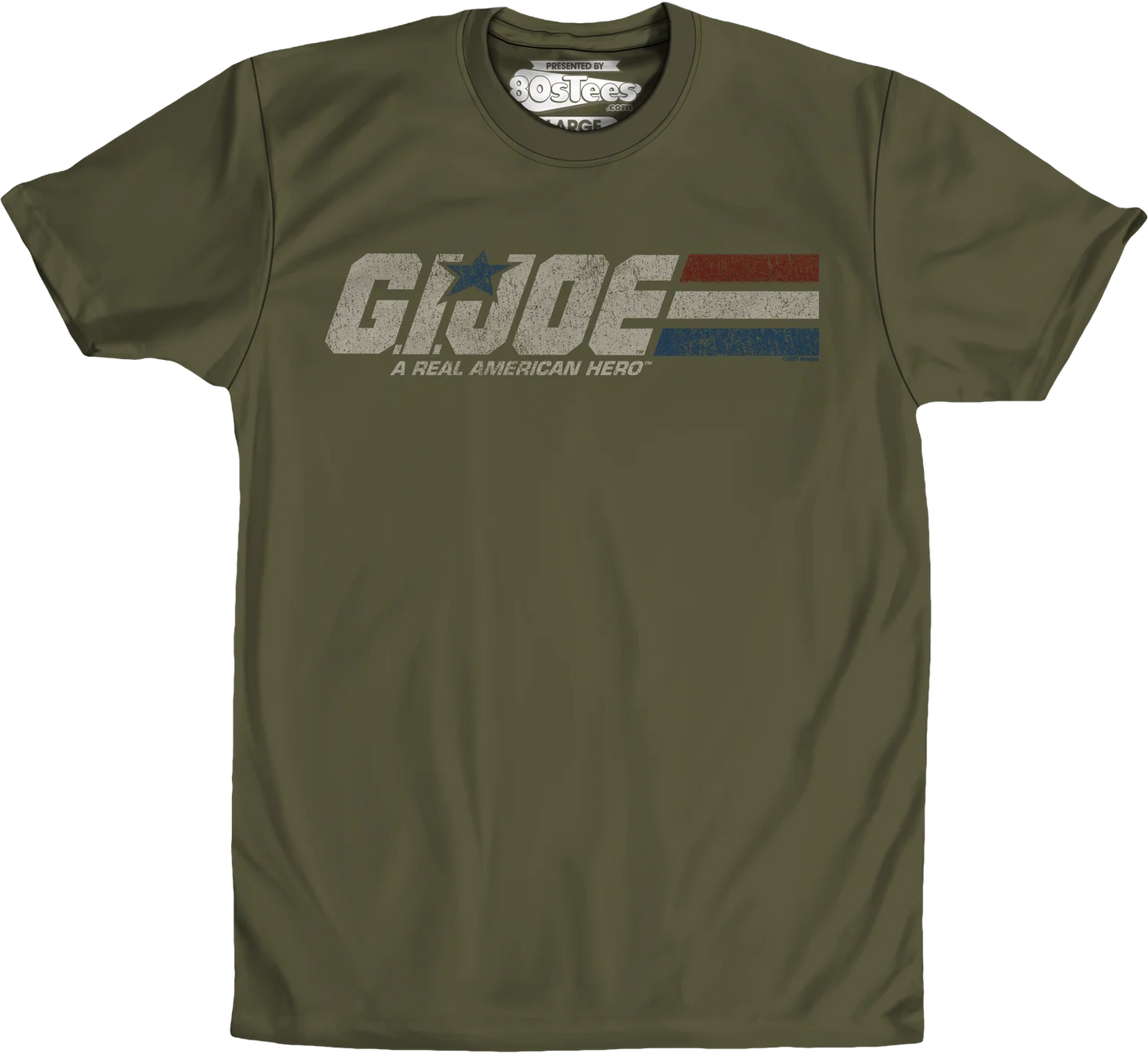 Distressed Army Green GI Joe T-Shirt