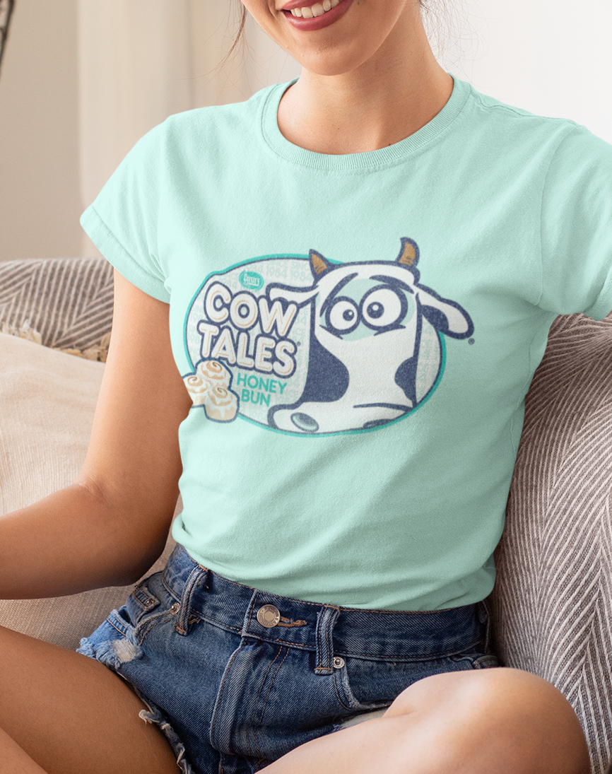 unisex goetzes cow tales honey bun shirt styled casually nostalgic candy lover outfit