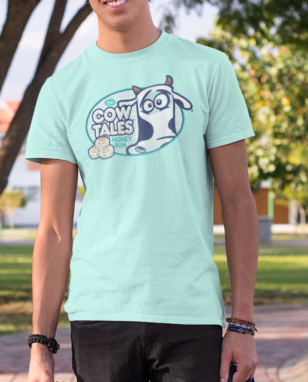 unisex goetzes cow tales honey bun shirt styled casually nostalgic candy lover outfit
