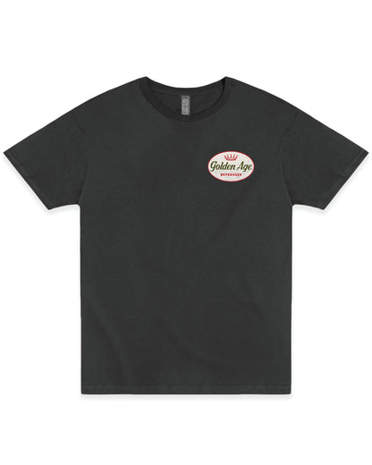 Golden Age Legacy Tee vintage unisex graphic T-shirt featuring the iconic Golden Age left chest logo with a nostalgic heritage-inspired design.
