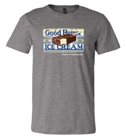 Good Humor™ The Original Ice Cream Bar Tee featuring vintage Good Humor branding and a nostalgic ice cream bar-inspired graphic on a unisex t-shirt.