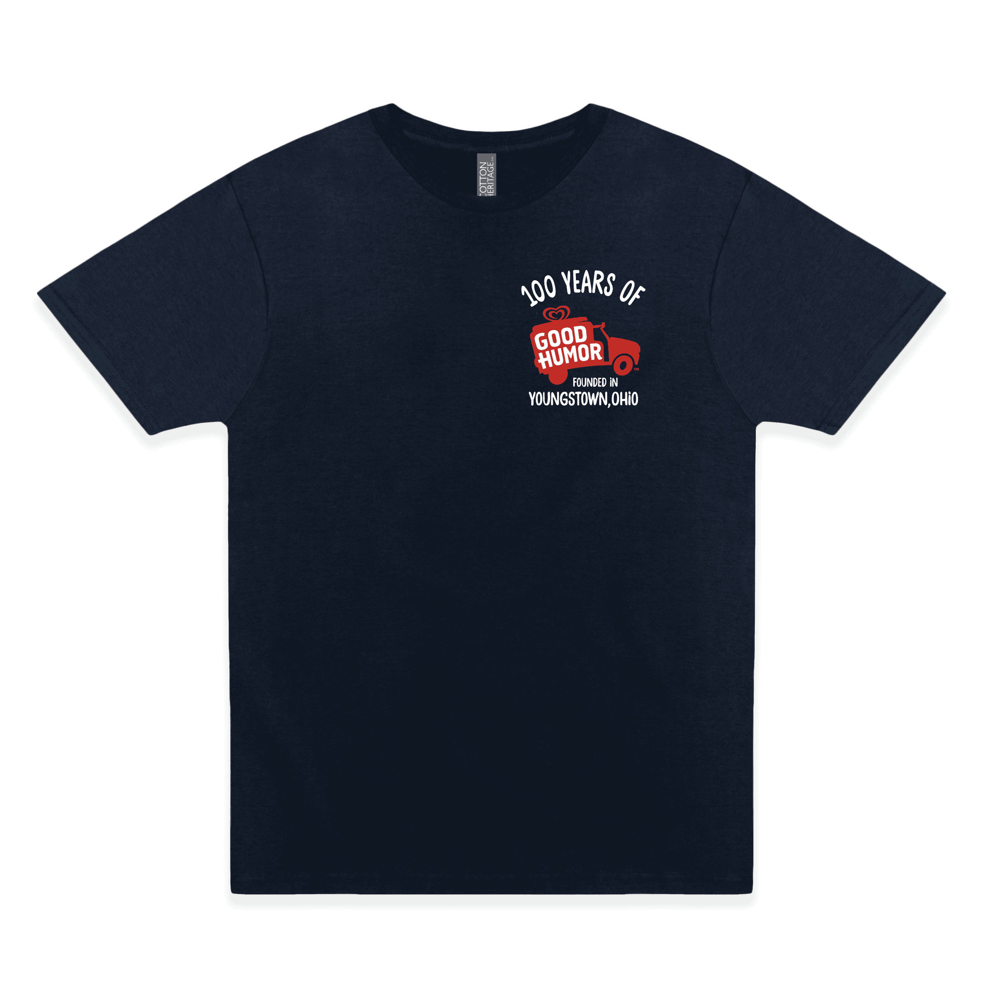 Good Humor™ Vintage Historical Girl Ad Tee featuring a nostalgic Good Humor ice cream advertisement with vintage artwork and retro branding on a unisex t-shirt.