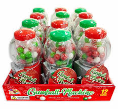 Alberts Christmas Mini Gumball Machine 1.05oz