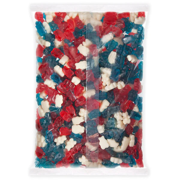 Albanese Gummi Bears- Freedom Red White Blue Bulk