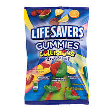 Lifesavers Peg Bag Gummies Collisions 7oz