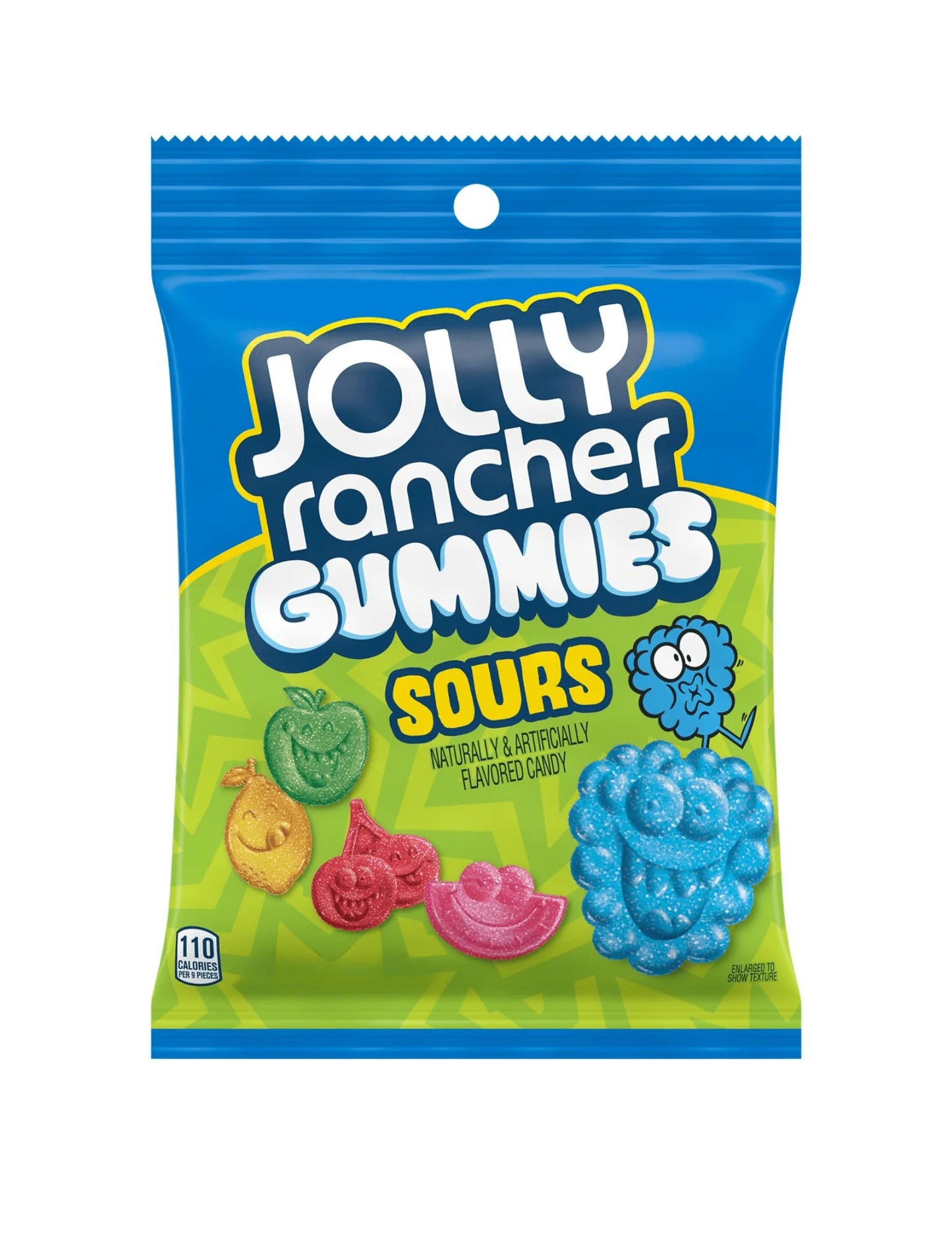 Jolly Rancher Gummies Sour Flavors Peg Bag 6.5oz