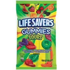 Lifesavers Peg Bag Gummies Sours 7oz