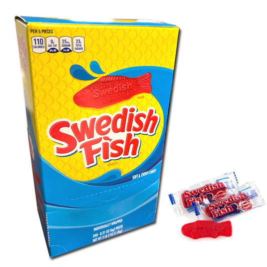 Gummi Red Swedish Fish-Individual