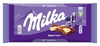 Milka Bar- Happy Cow Milk & White