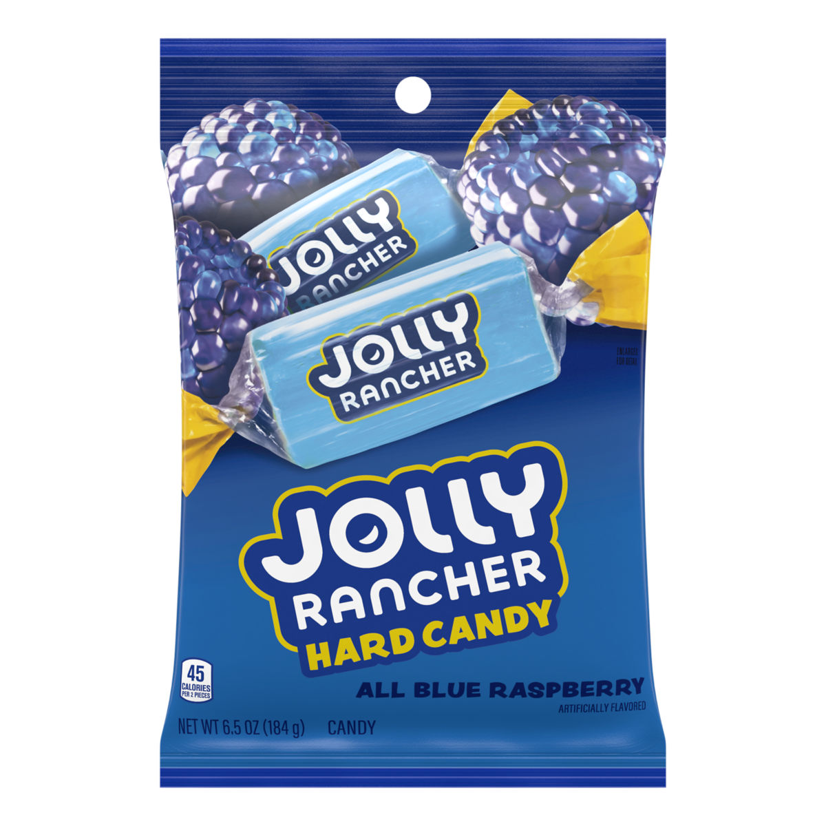 Jolly Rancher Hard Candy Peg Bag Blue Raspberry 6.5oz