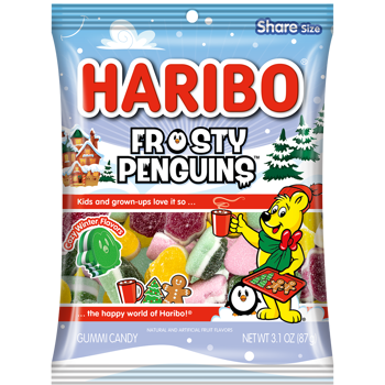 Haribo Christmas Frosty Penguins 3.1oz
