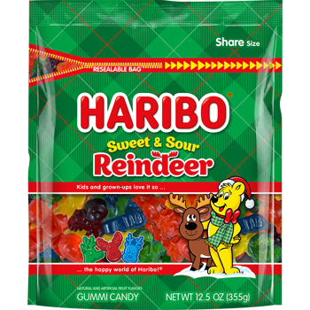 Haribo Christmas Sweet & Sour Reindeer 12.5oz