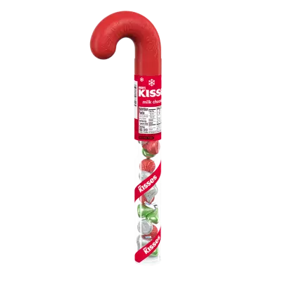 Hershey Christmas Milk Chocolate Kisses Candy Cane 2.24oz