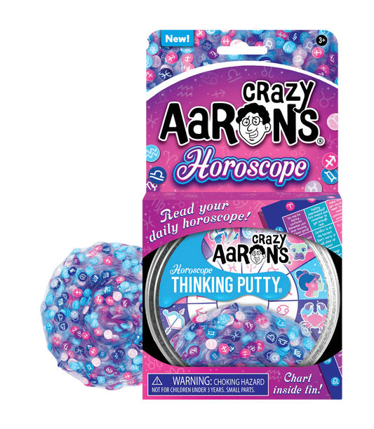 Horoscope- Full Size 4" Thinking Putty Tin