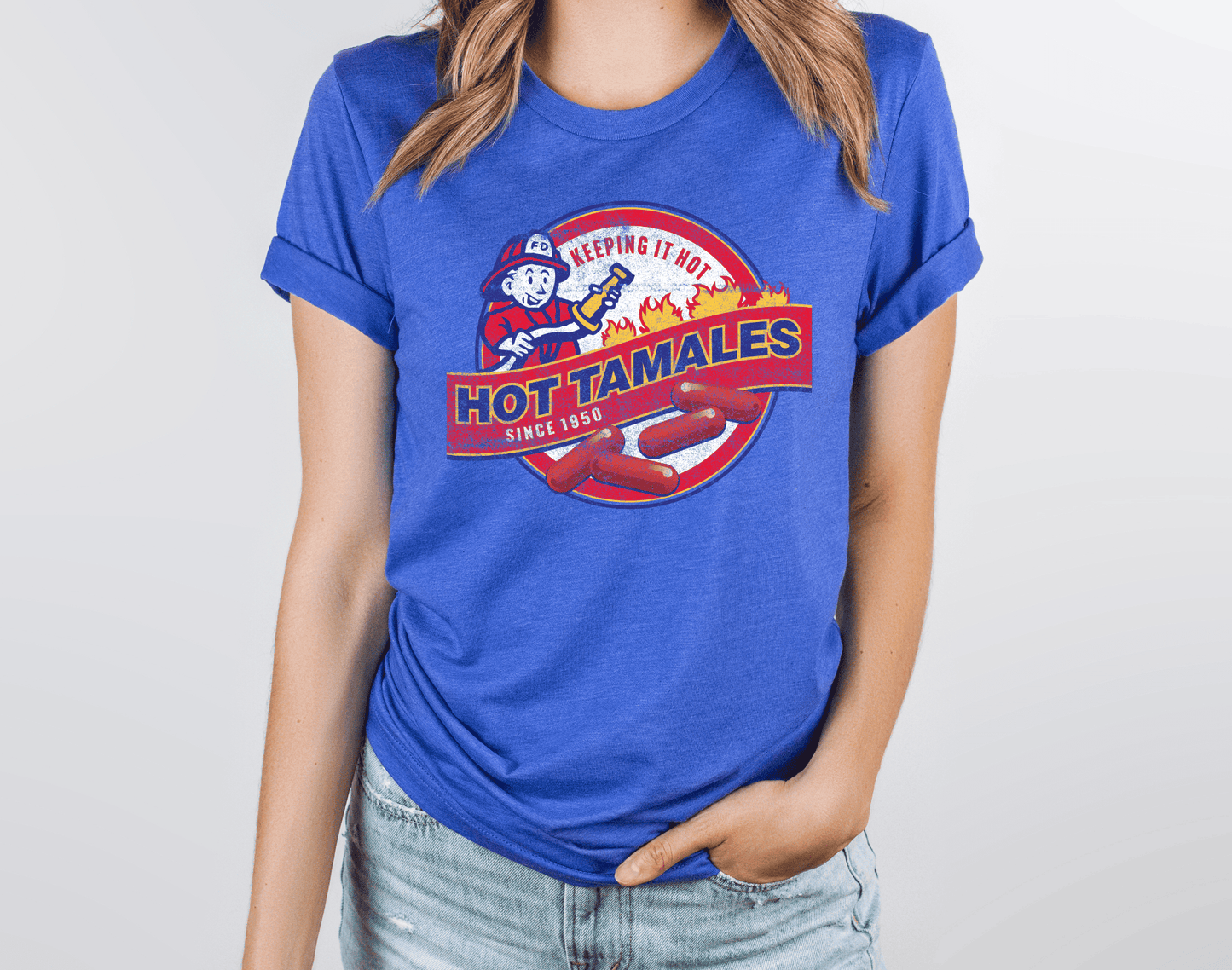 unisex hot tamales candy shirt styled casually nostalgic candy lover outfit