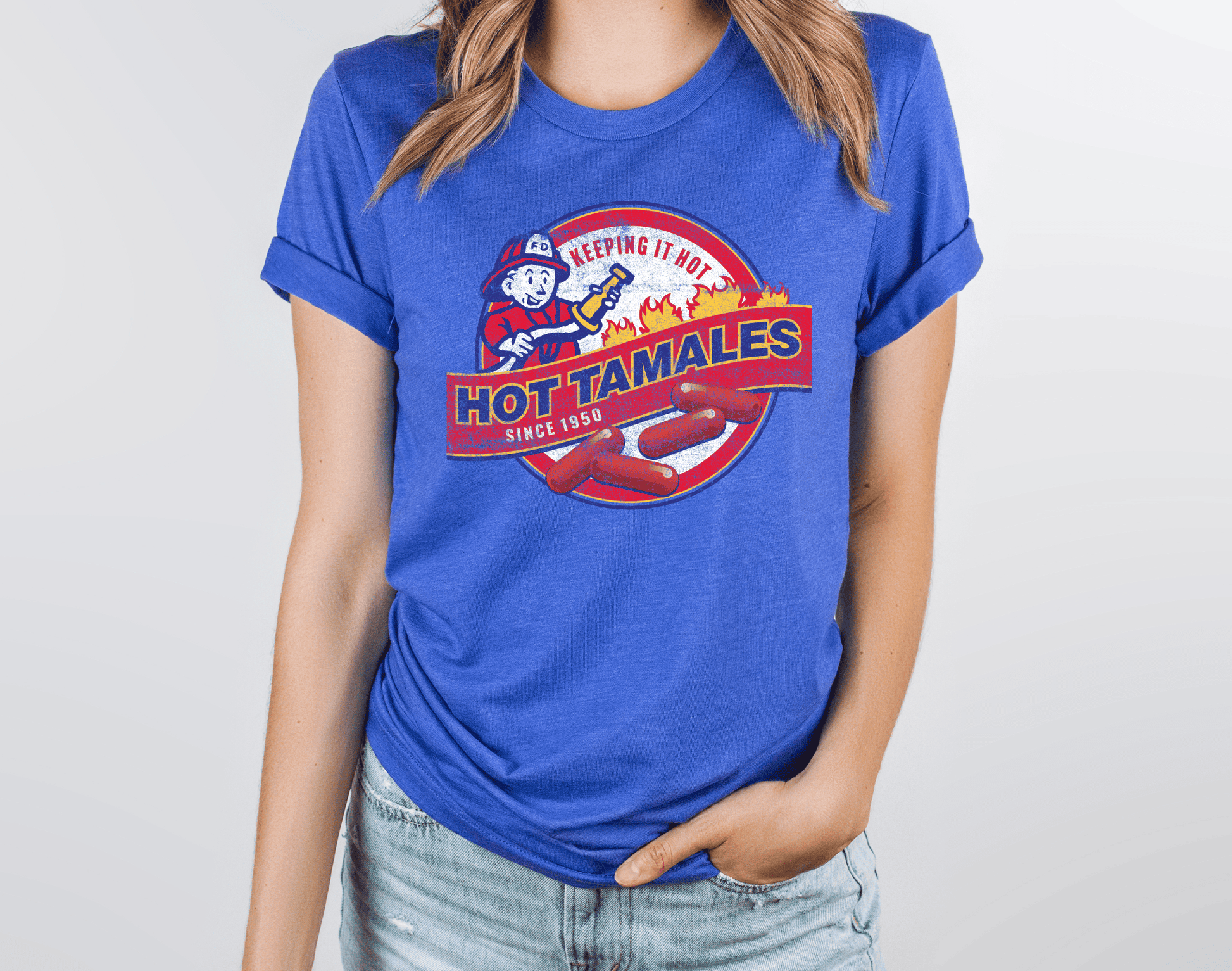 unisex hot tamales candy shirt styled casually nostalgic candy lover outfit