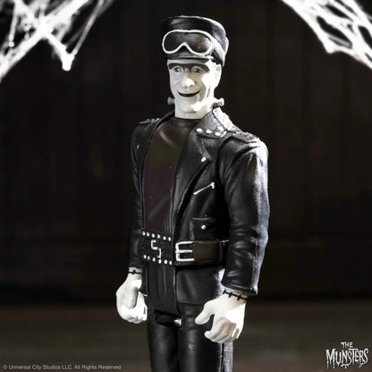 Munsters Reaction Figures Wave 3- Hot Rod Herman (Grayscale)