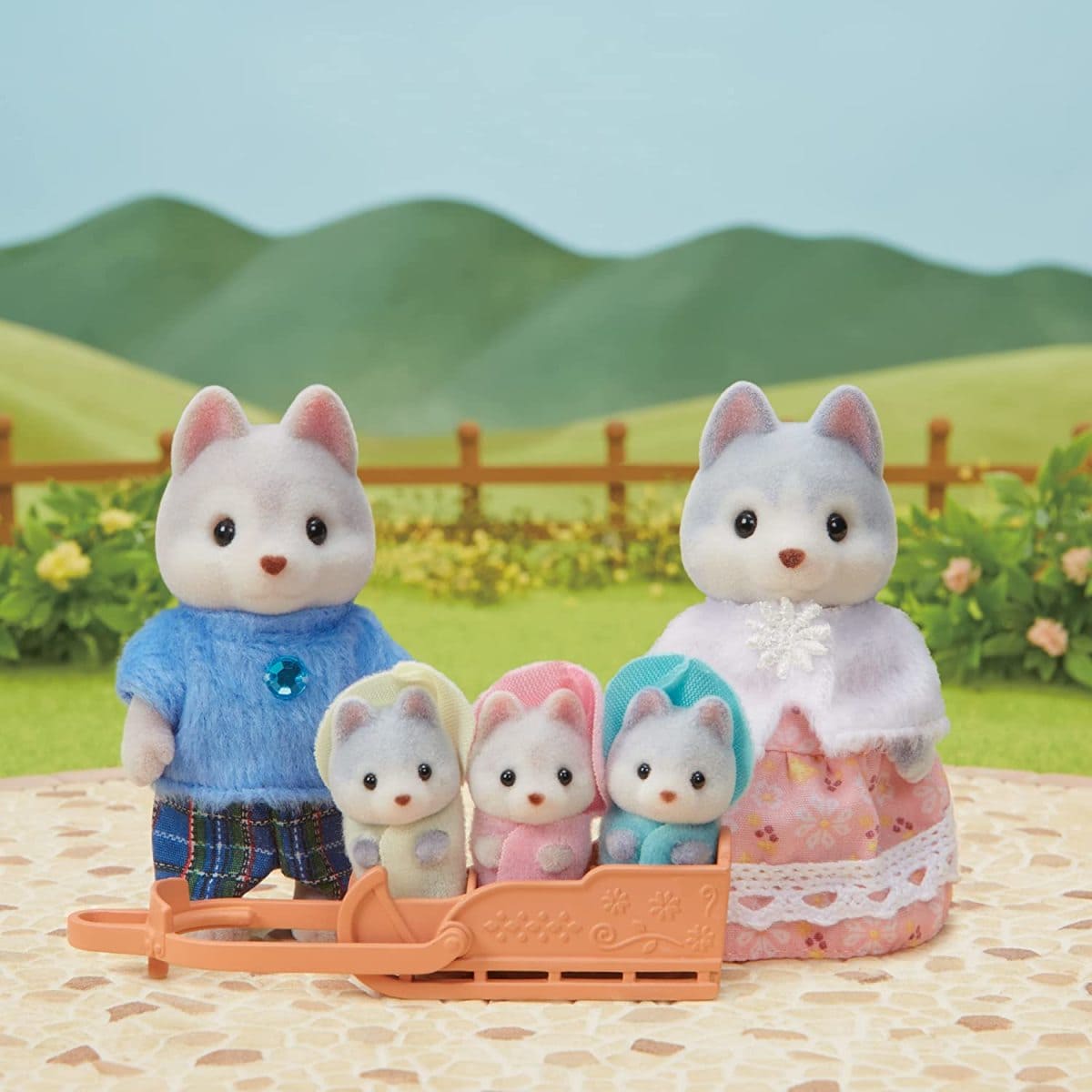 Calico Critters- Husky Family