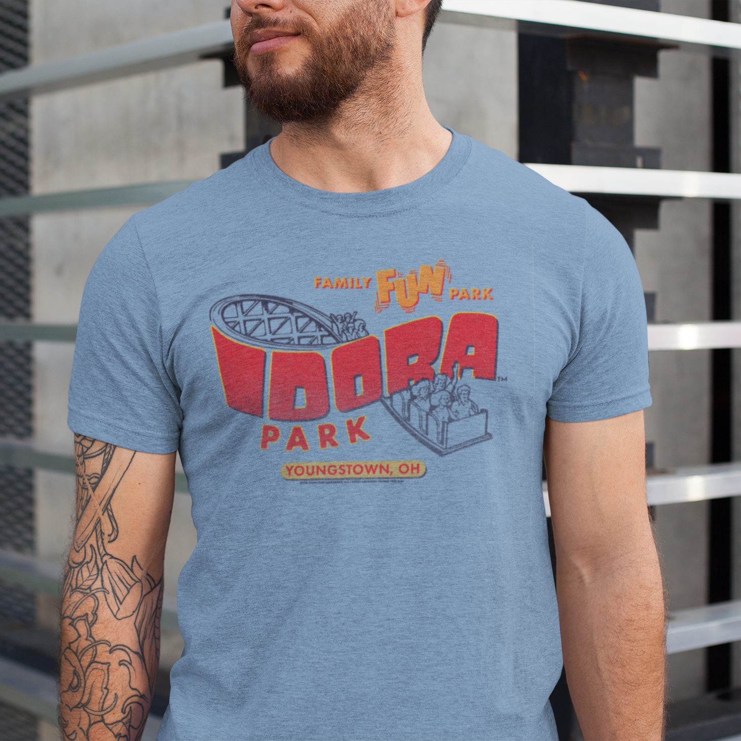 unisex idora park youngstown ohio shirt styled casually retro local nostalgia outfit
