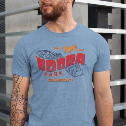 unisex idora park youngstown ohio shirt styled casually retro local nostalgia outfit