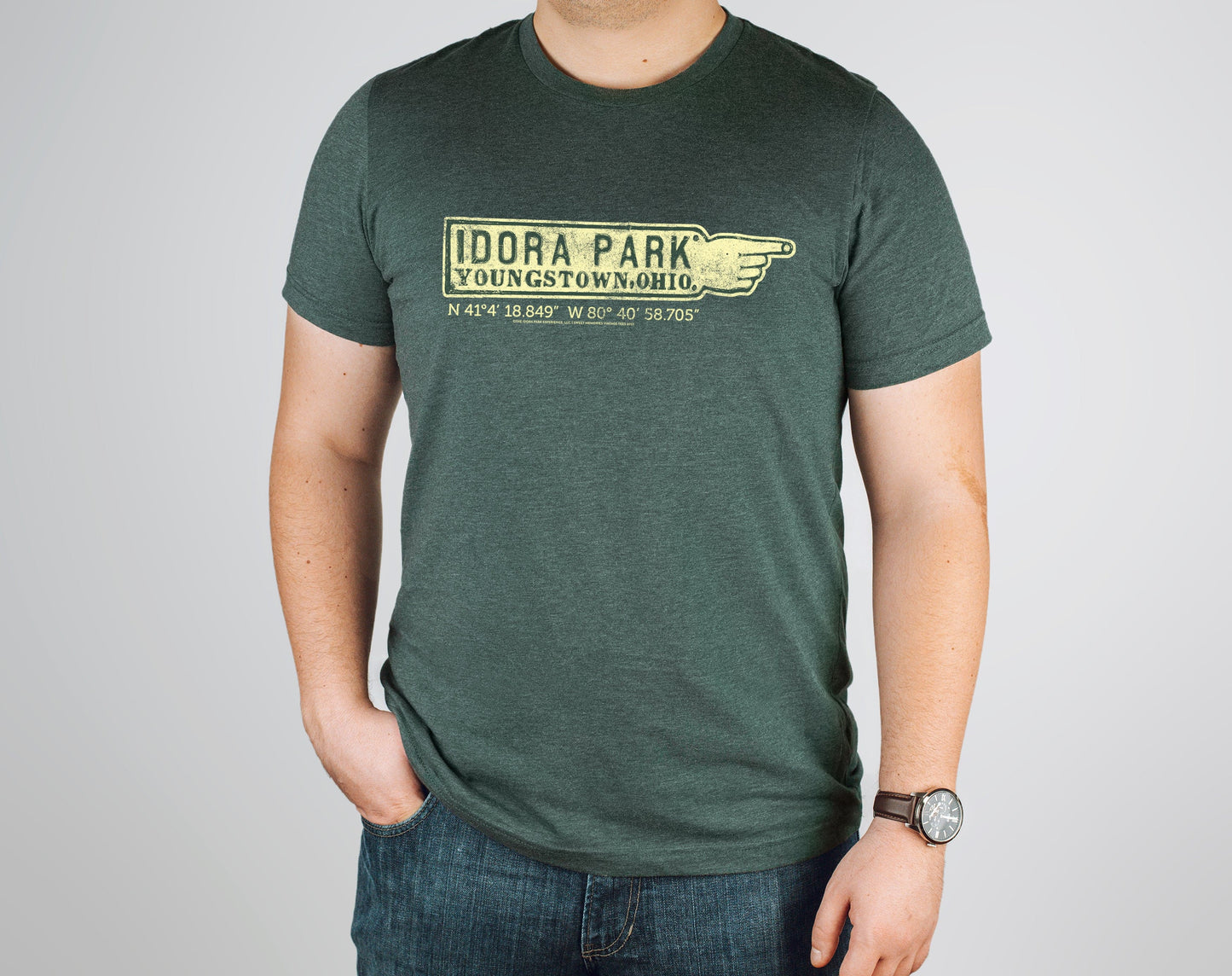 unisex idora park coordinates t shirt styled casually youngstown ohio local pride outfit