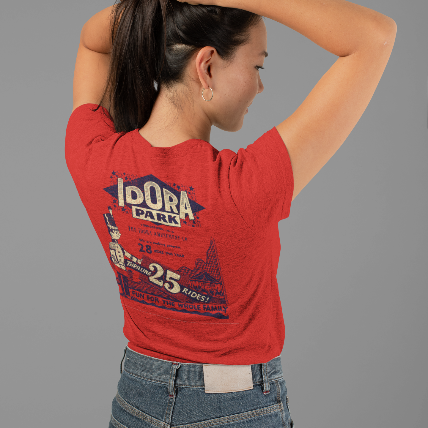 unisex idora park youngstown ohio amusement park shirt styled casually retro nostalgia outfit