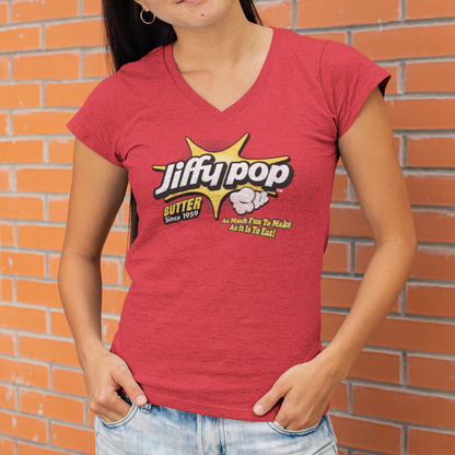ladies jiffy pop vintage snack shirt styled casually retro movie night outfit