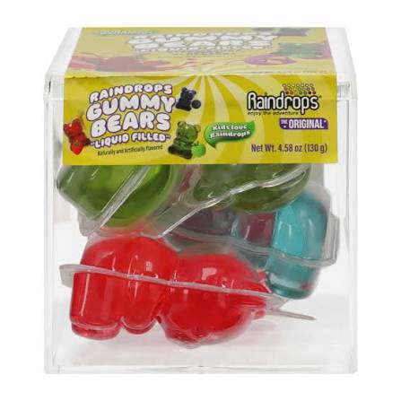 Raindrops Gummy Liquid Filled Bears- 4.58oz