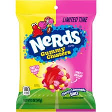 Nerds Gummy Clusters Cherry Lemonade 5oz Peg Bag
